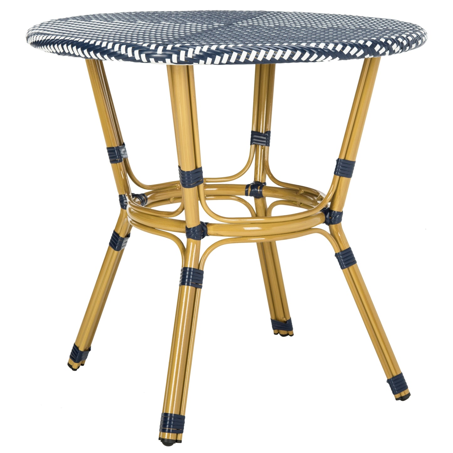 Table de bistrot d'extérieur en rotin SAFAVIEH Reanna (entièrement assemblée) - 32 L x 32 P x 30 H