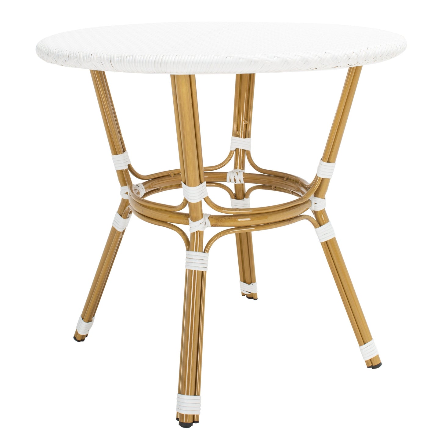 Table de bistrot d'extérieur en rotin SAFAVIEH Reanna (entièrement assemblée) - 32 L x 32 P x 30 H