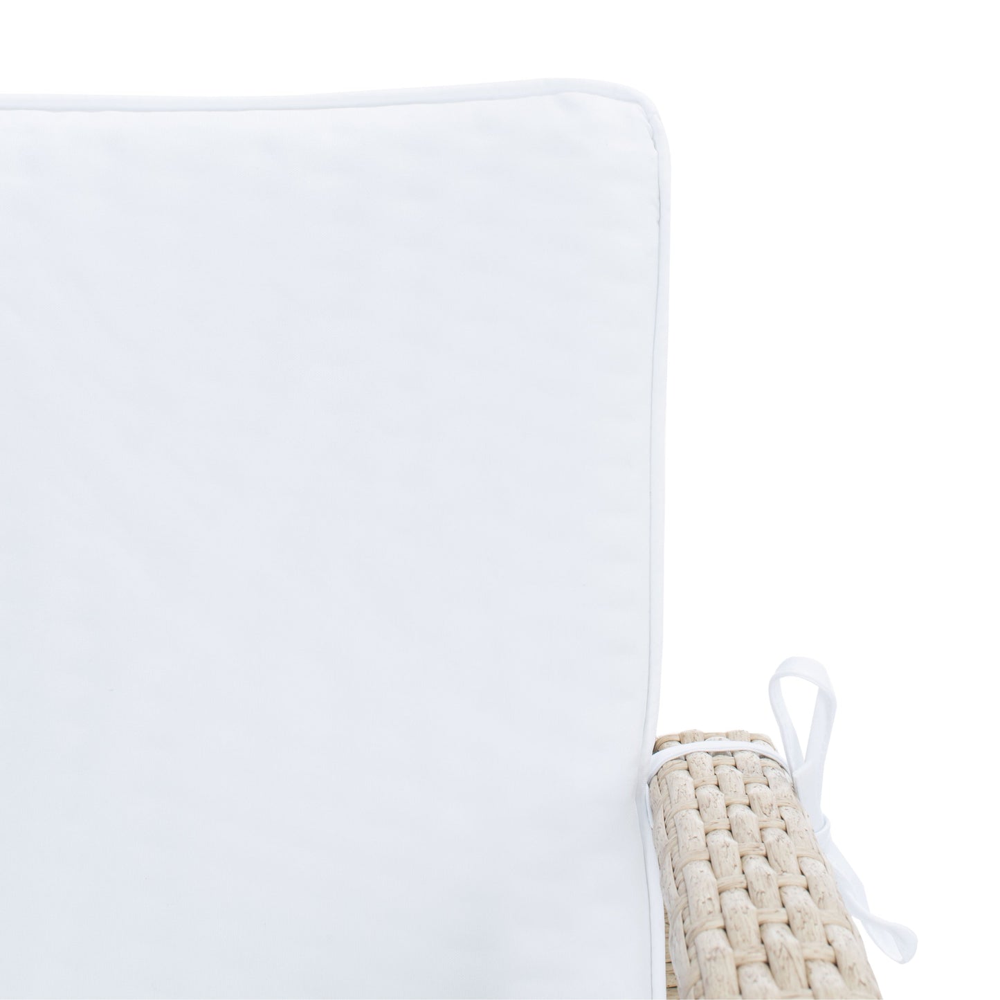 Ensemble de salon d'extérieur en osier SAFAVIEH Reslor 4 pièces - 43 l x 26 p x 31 h