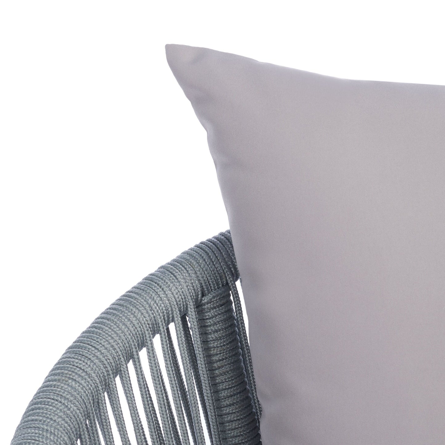 Ensemble de patio extérieur Sneh-Lata 4 pièces en corde SAFAVIEH - 54 L x 27 P x 26 H