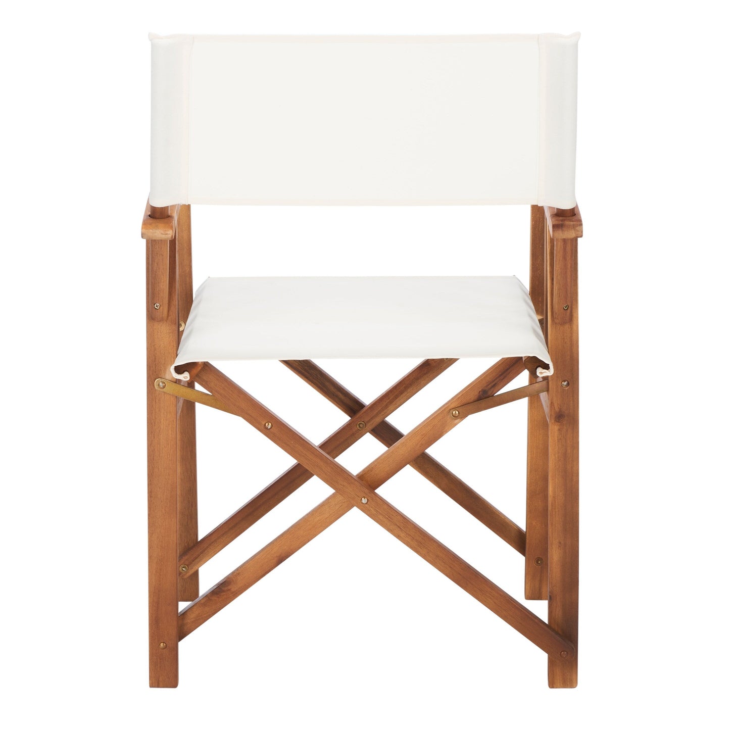 Chaises de réalisateur d'extérieur Vaira en bois d'acacia SAFAVIEH (lot de 2) - 22 L x 34 P x 21 H