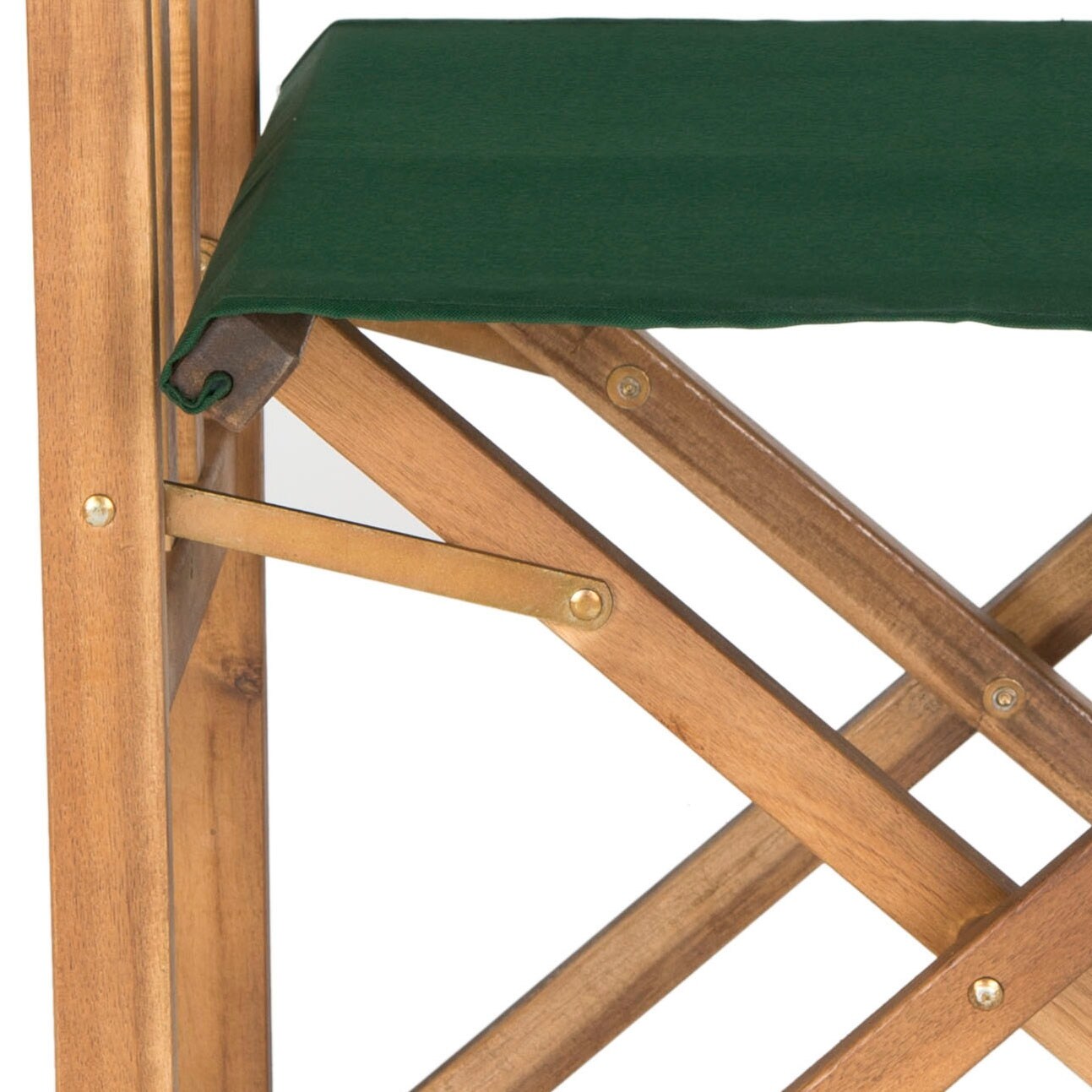 Chaises de réalisateur d'extérieur Vaira en bois d'acacia SAFAVIEH (lot de 2) - 22 L x 34 P x 21 H