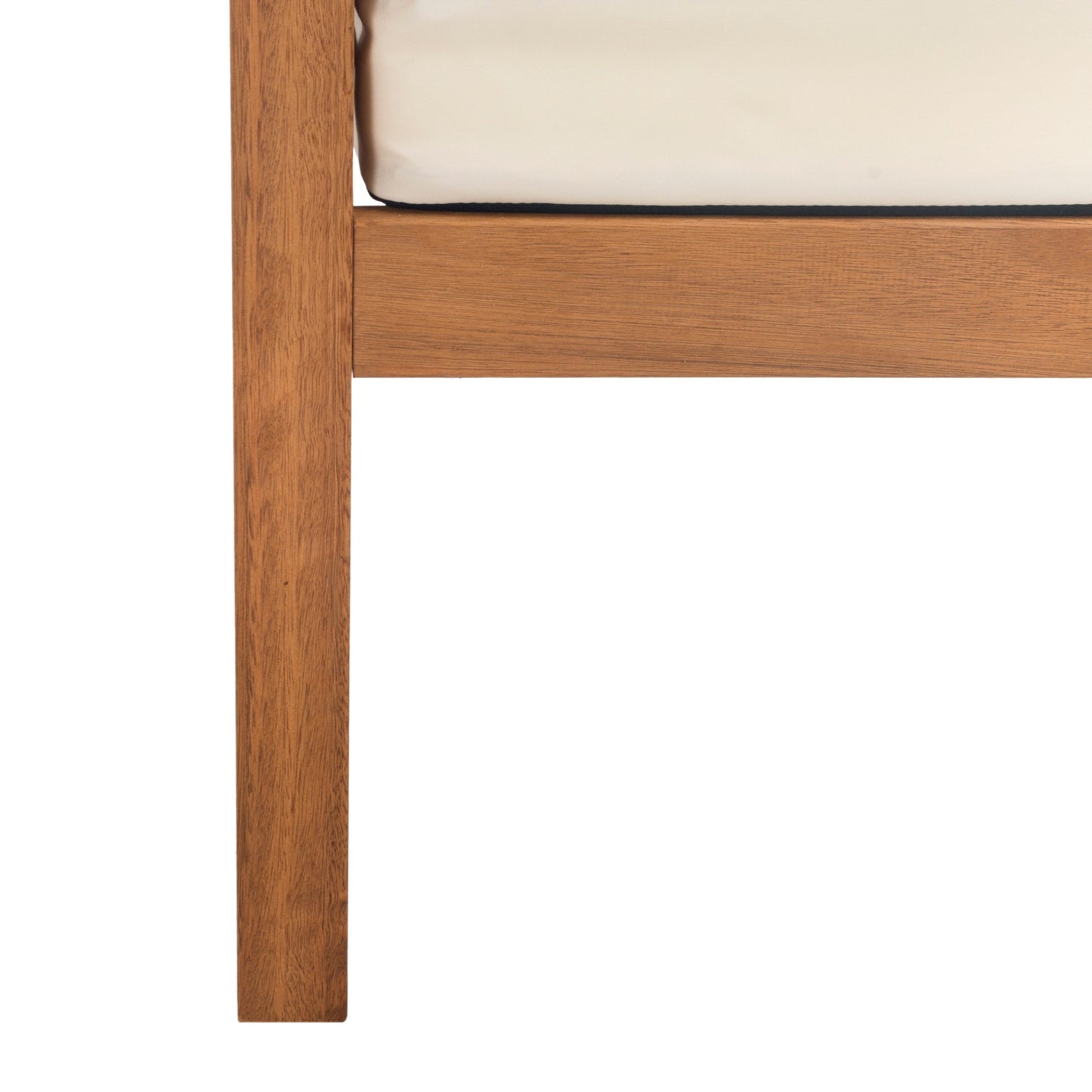 Ensemble de jardin d'extérieur SAFAVIEH Yoselin 4 pièces avec coussin décoratif – 51 L x 26 P x 26 H
