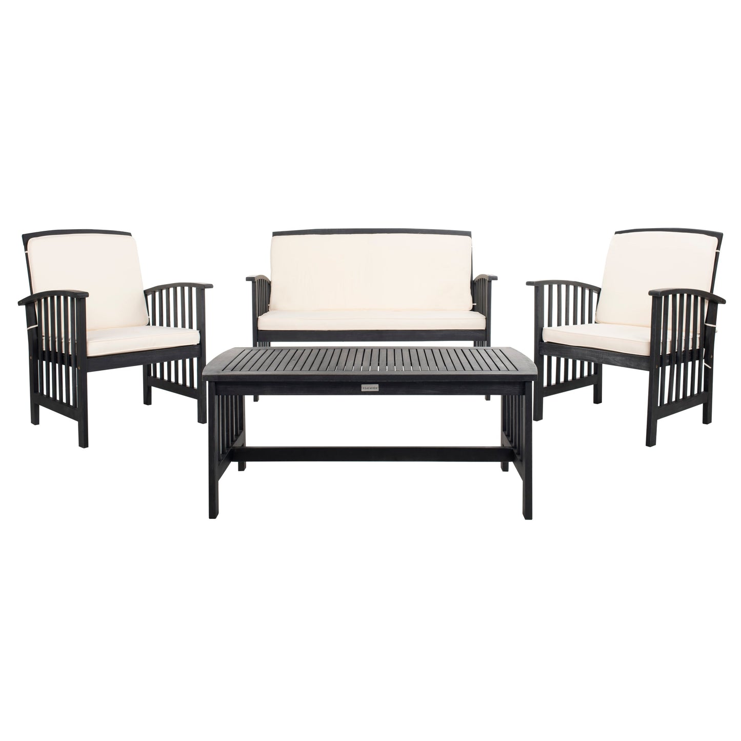 Ensemble de jardin Yuliana 4 pièces SAFAVIEH - 47 L x 33 P x 26 H