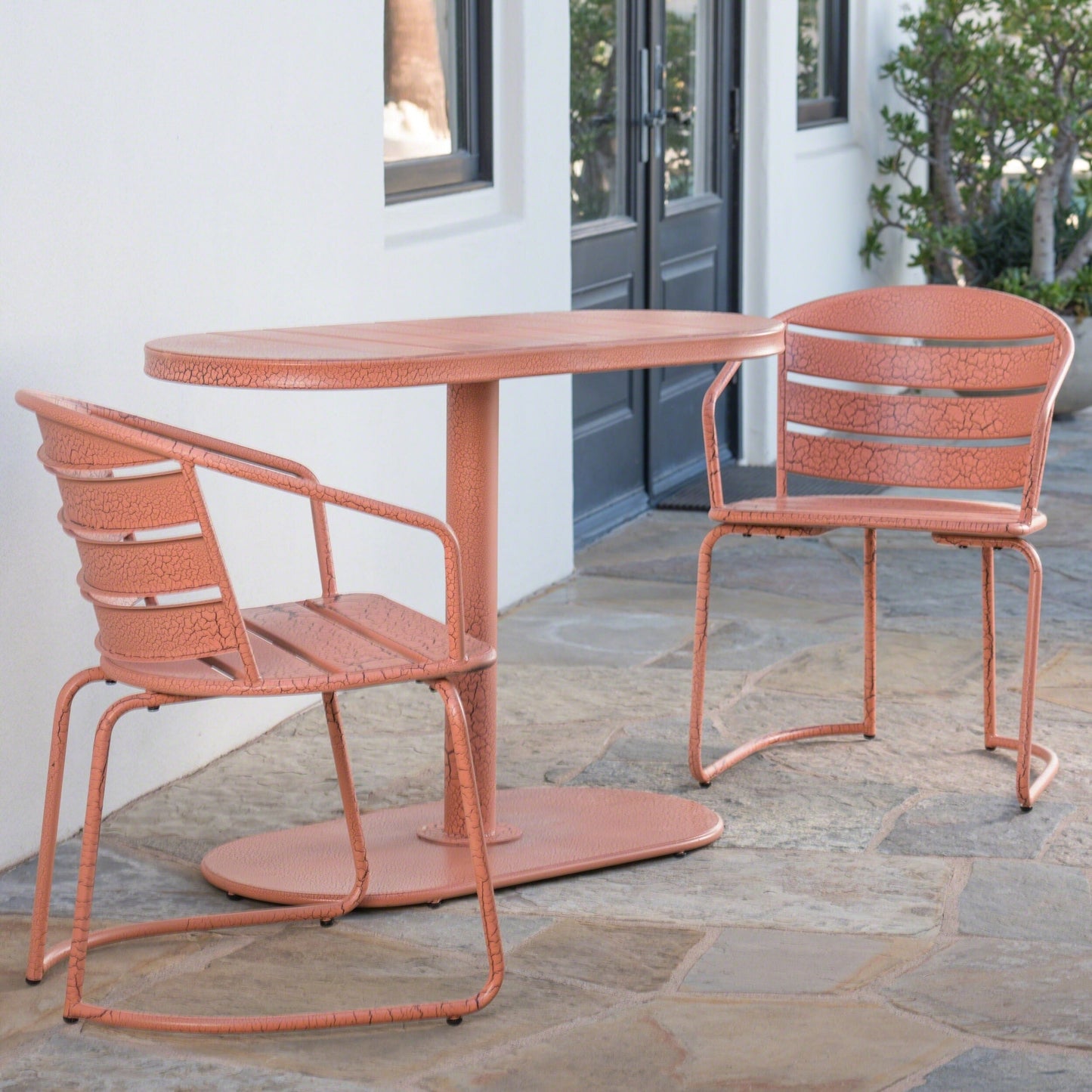 Ensemble bistrot d'extérieur 3 pièces Santa Monica par Christopher Knight Home