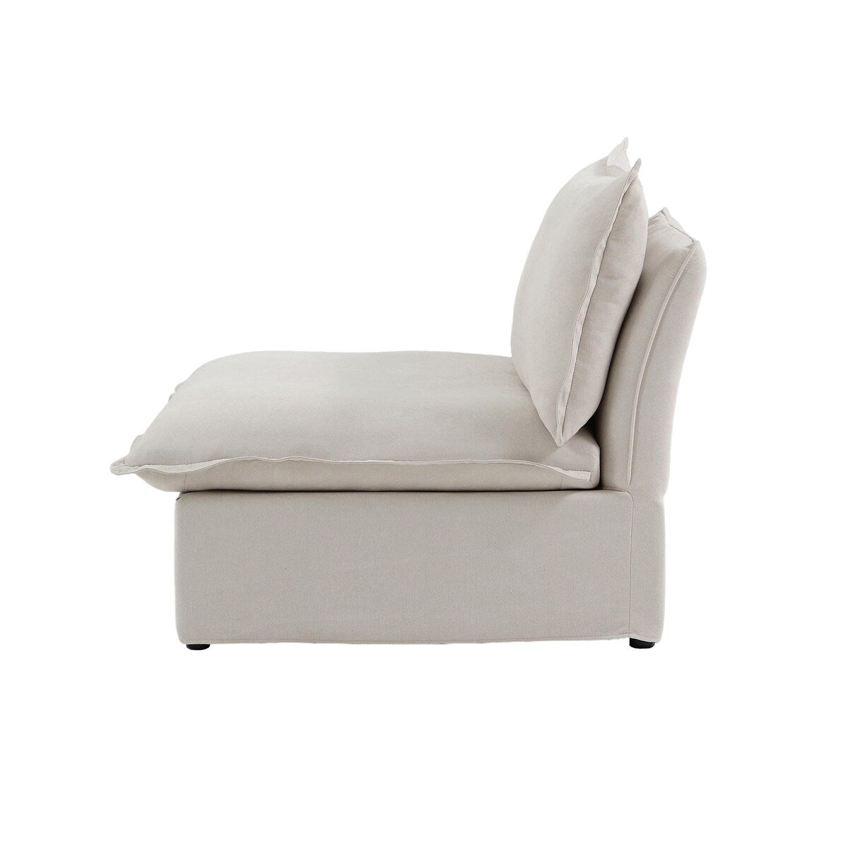 Canapés sectionnels pour salon, canapé sectionnel modulaire 4 places, housses de coussin amovibles