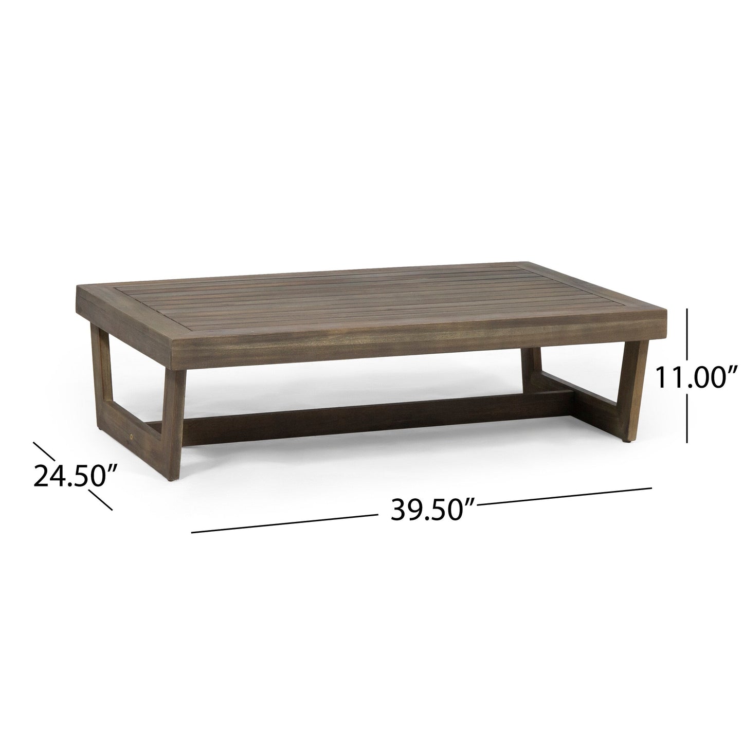 Salon de jardin Sherwood 4 places en bois par Christopher Knight Home