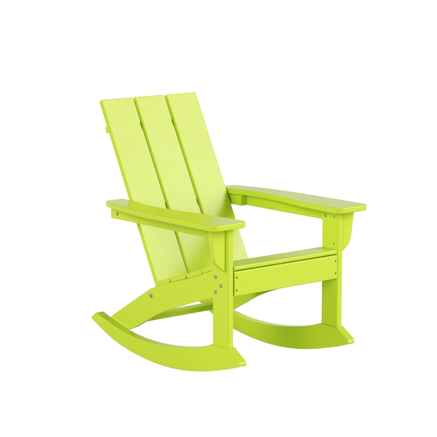 Ensemble de 5 chaises à bascule Polytrends Shoreside, toutes saisons, pour conversation