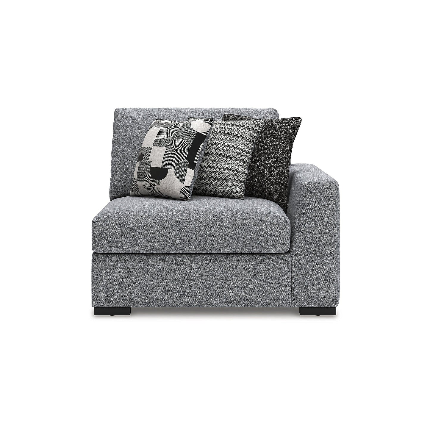 Canapé sectionnel 3 pièces Signature Design by Ashley Bealton gris - 140 L x 44 P x 41 H