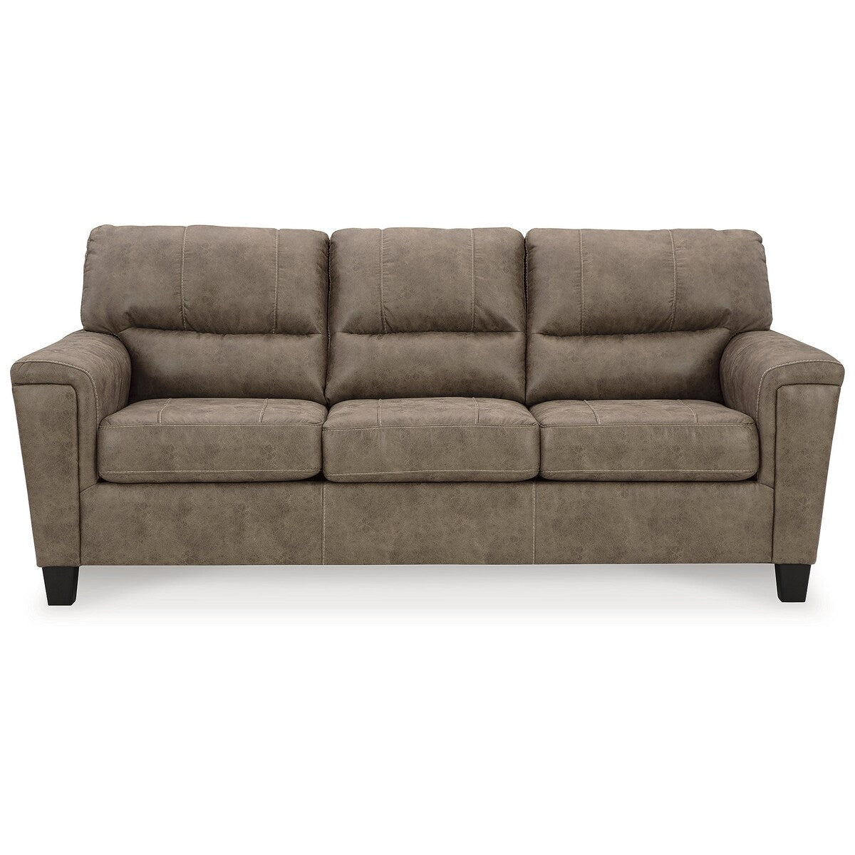 Canapé Signature Design by Ashley Navi marron/beige - 89 L x 38 P x 39 H