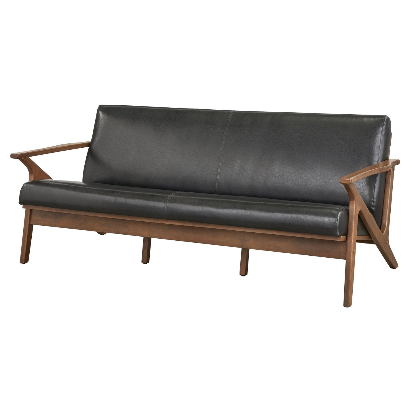 Canapé en bois massif Bianca de style Mid-Century de Simple Living