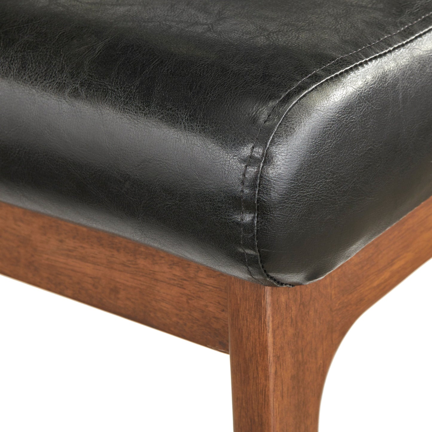 Canapé en bois massif Bianca de style Mid-Century de Simple Living