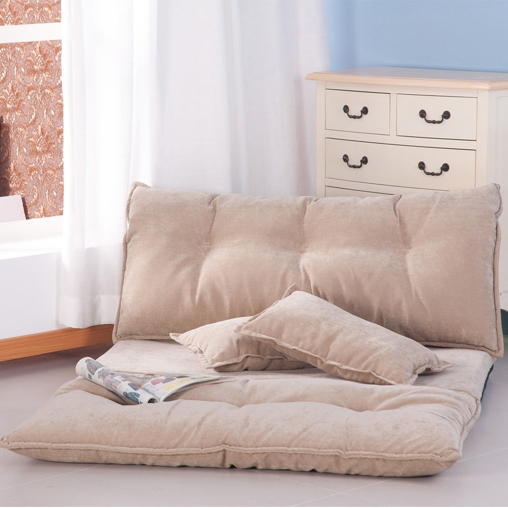 Canapé-lit futon pliable réglable Nestfair avec 2 oreillers