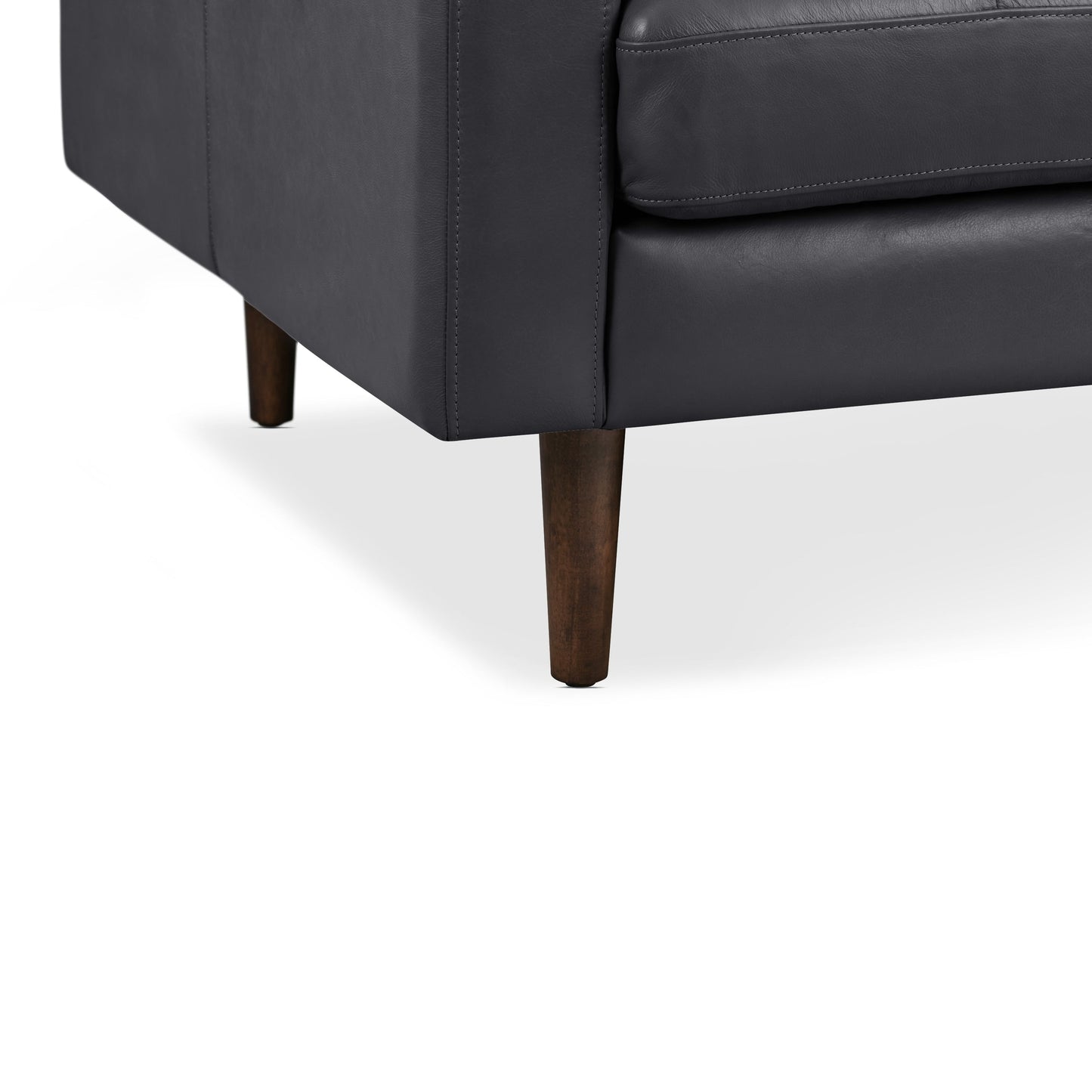 Canapé Napa 88,5 en Poly & Bark - Cuir italien véritable