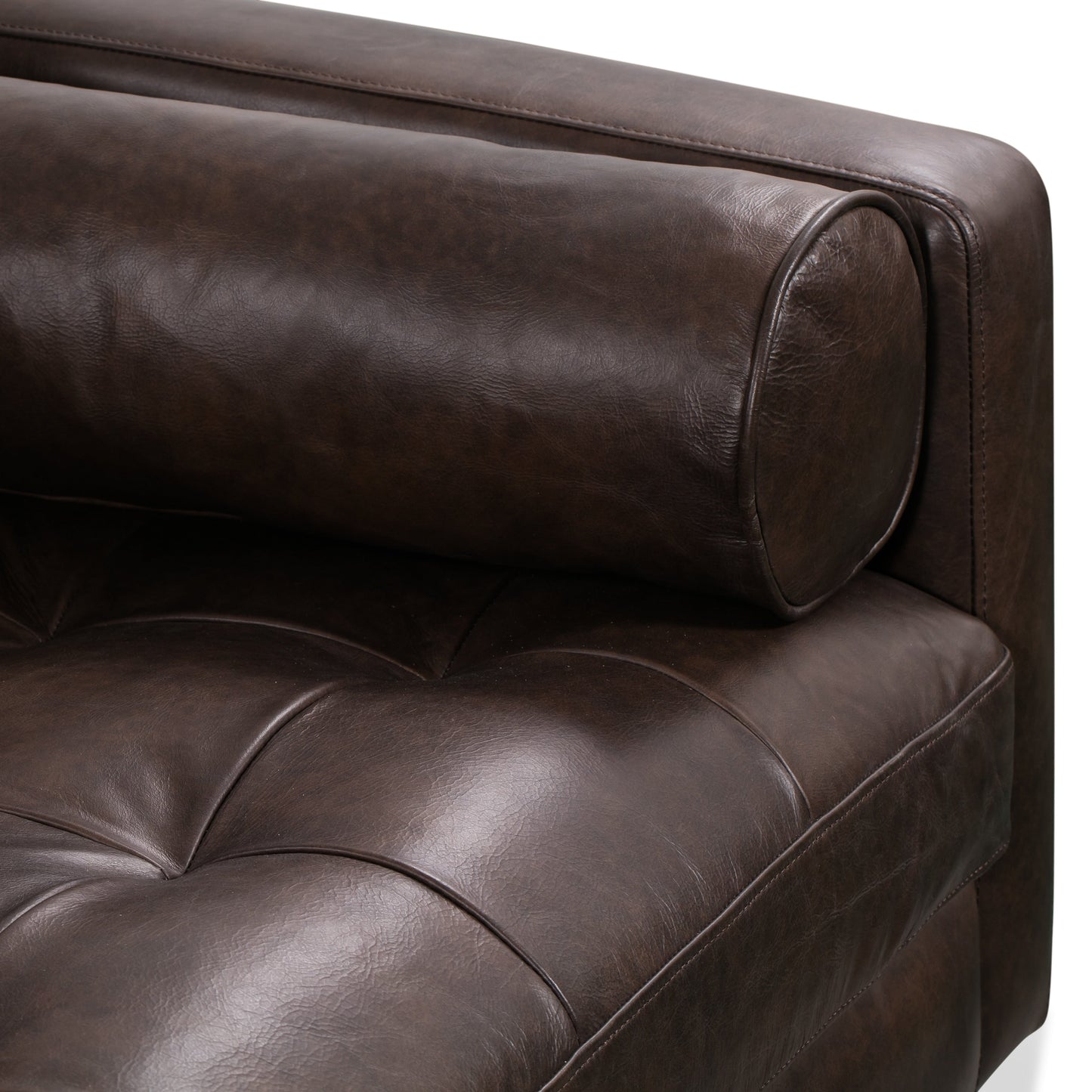Canapé Napa 88,5 en Poly & Bark - Cuir italien véritable