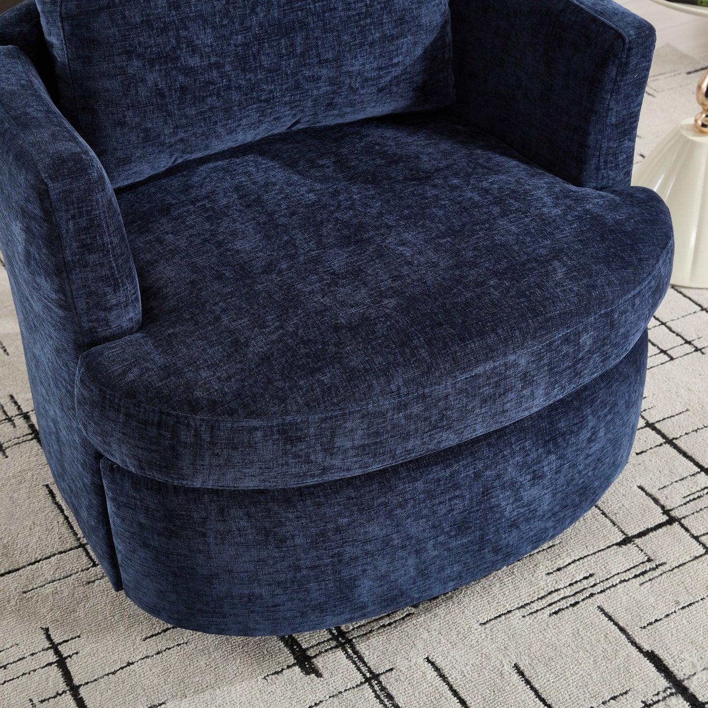 Chaise de bureau pivotante moderne avec hauteur réglable et rotation à 360 degrés pour le confort du bureau à domicile