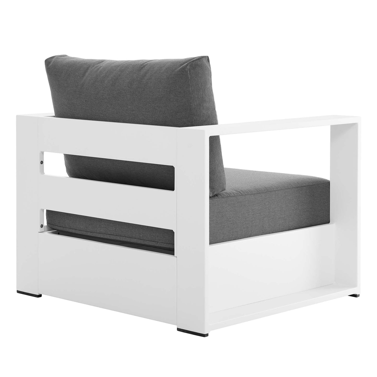 Ensemble de conversation d'extérieur Tahoe en aluminium 4 pièces avec table basse
