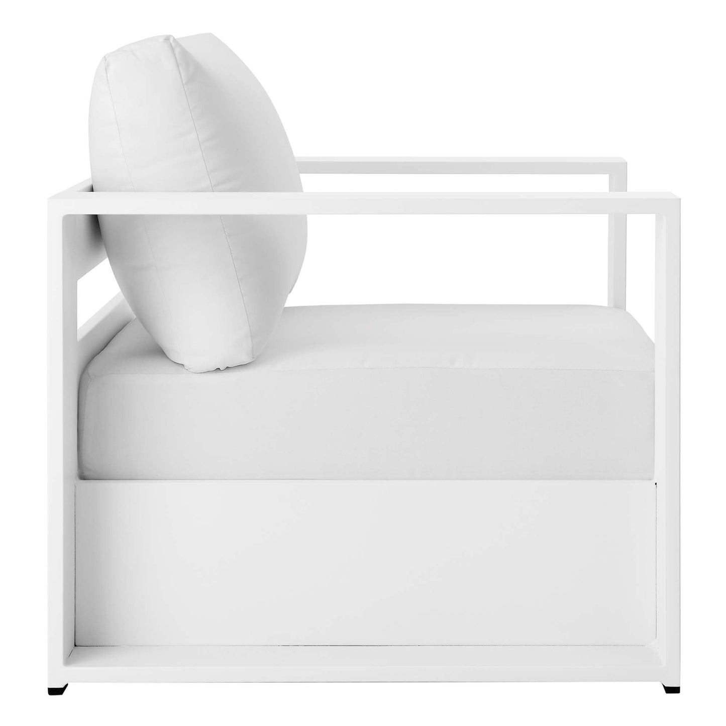 Ensemble de conversation d'extérieur Tahoe en aluminium 4 pièces avec table basse