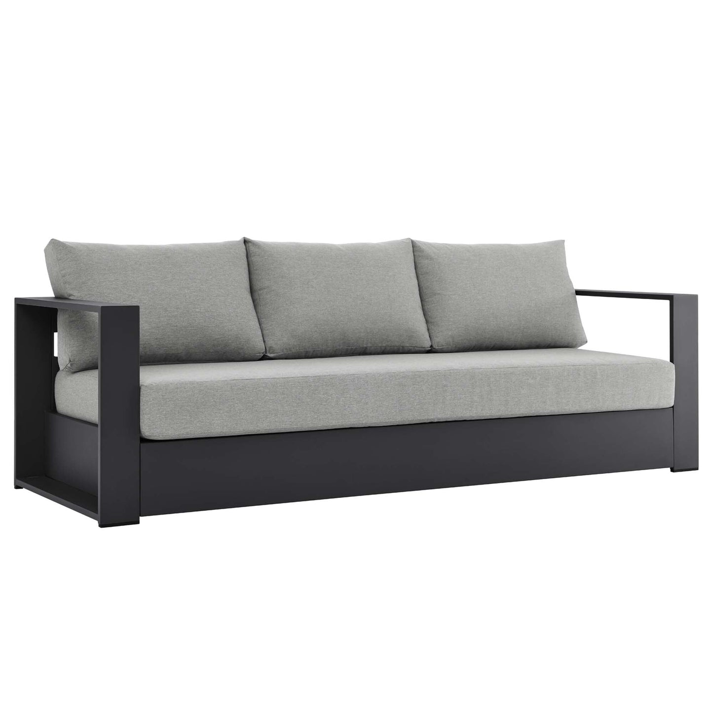 Ensemble de conversation d'extérieur Tahoe en aluminium 4 pièces avec table basse