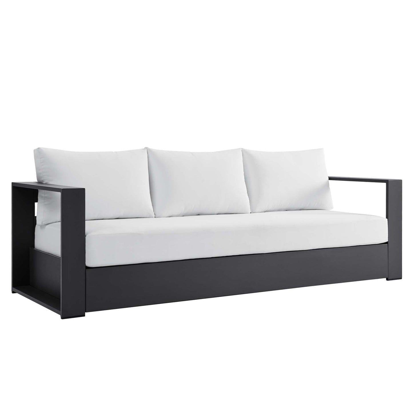 Ensemble de conversation d'extérieur Tahoe en aluminium 4 pièces avec table basse