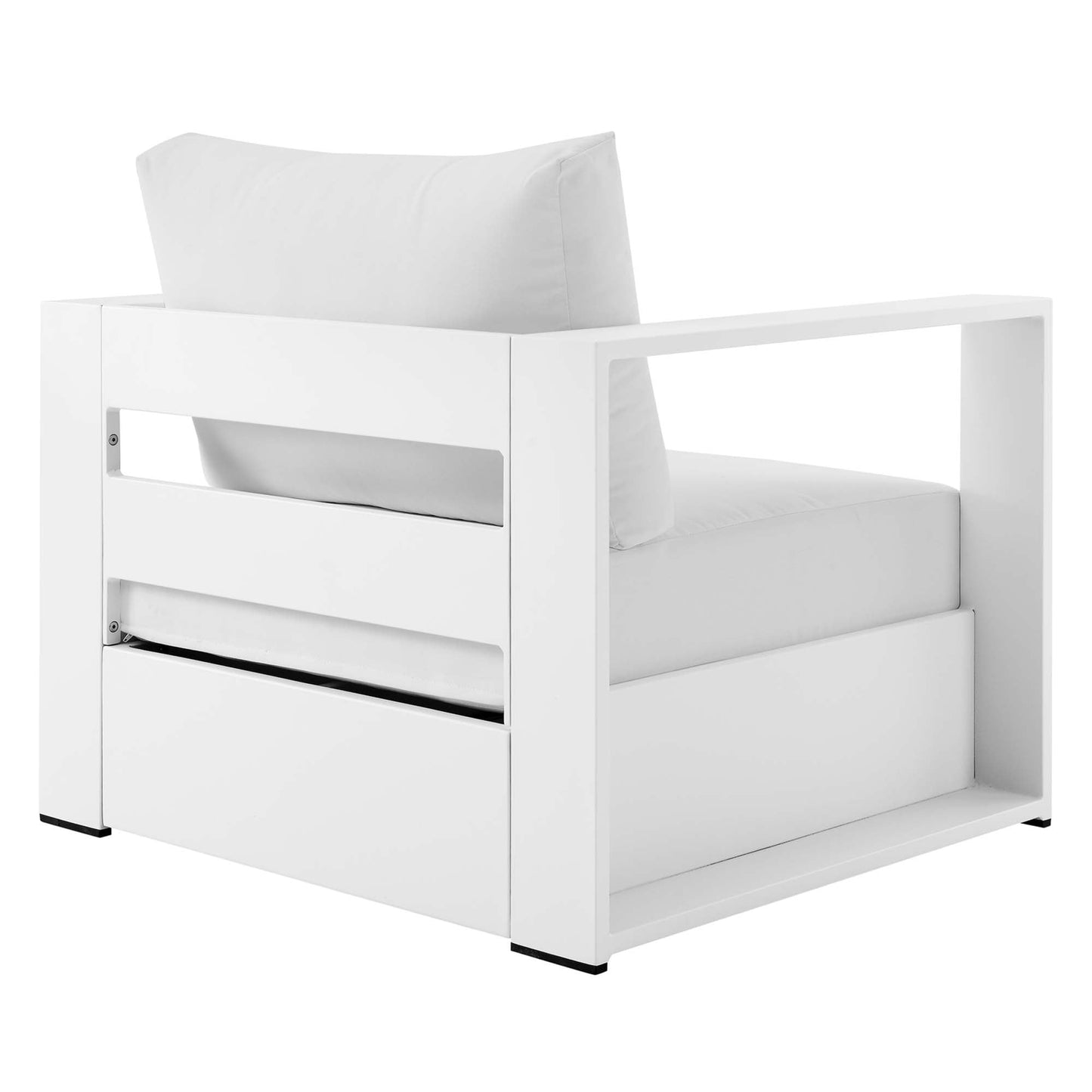 Ensemble de conversation d'extérieur Tahoe en aluminium 4 pièces avec table basse