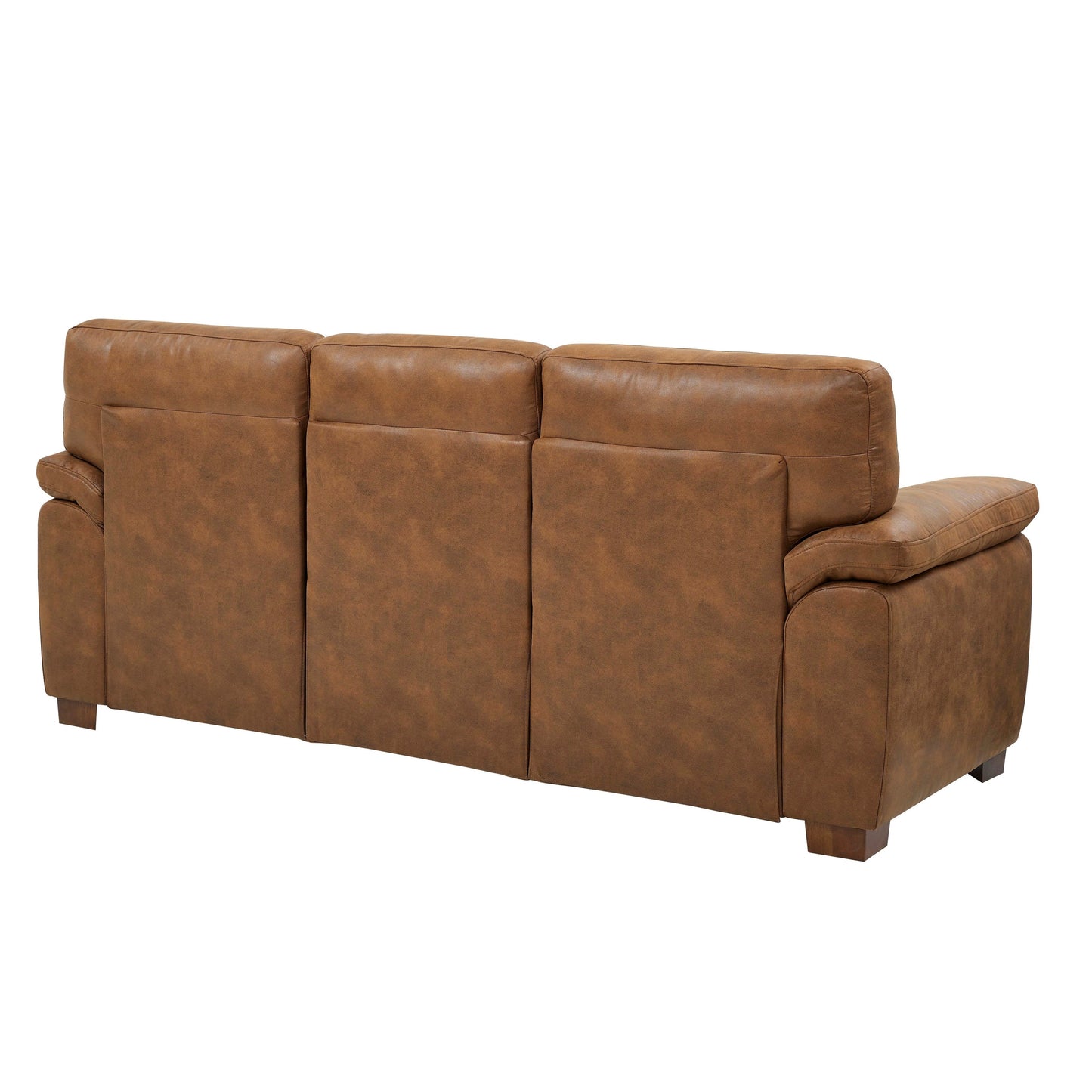 Canapé trois places en cuir - 30,5 P x 81 L x 34,5 H