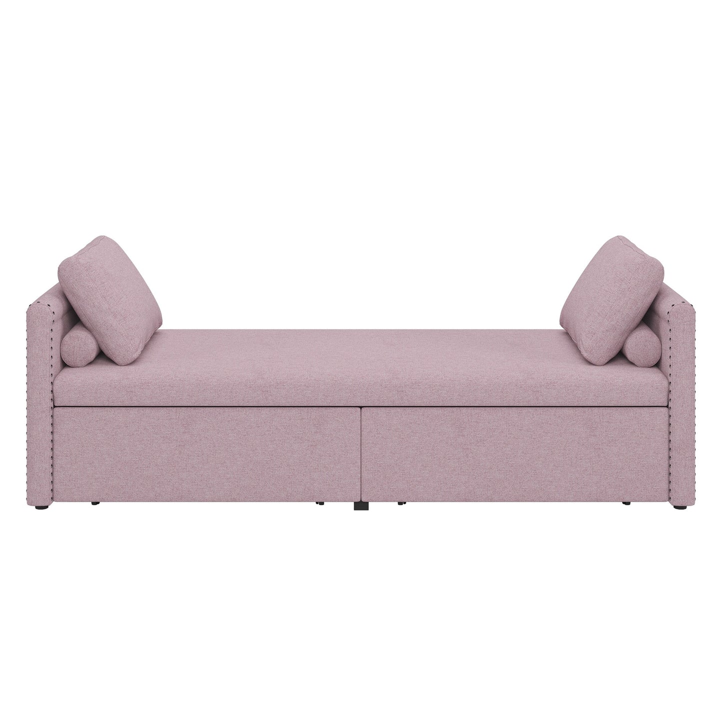 Chaise longue rembourrée avec 2 tiroirs par Harper&Bright Designs