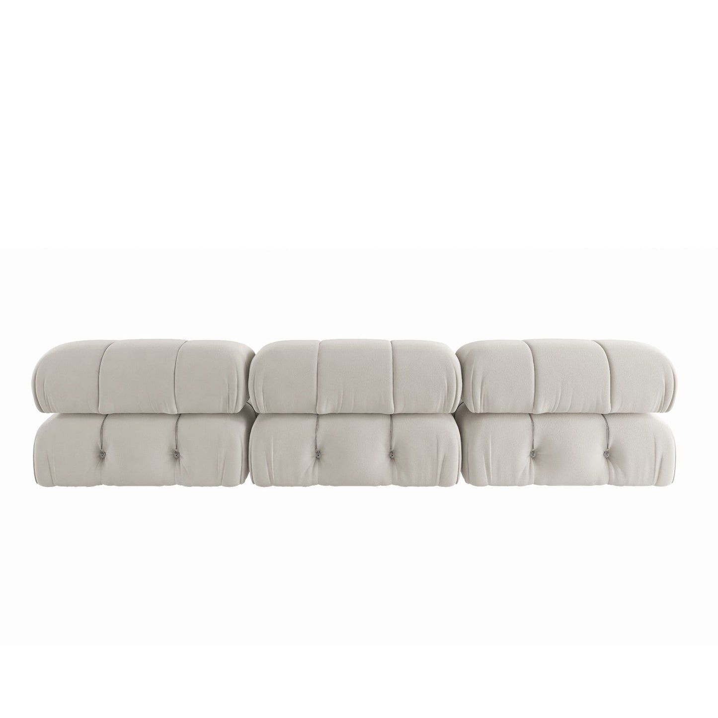 Canapé modulable réversible 3 places en velours