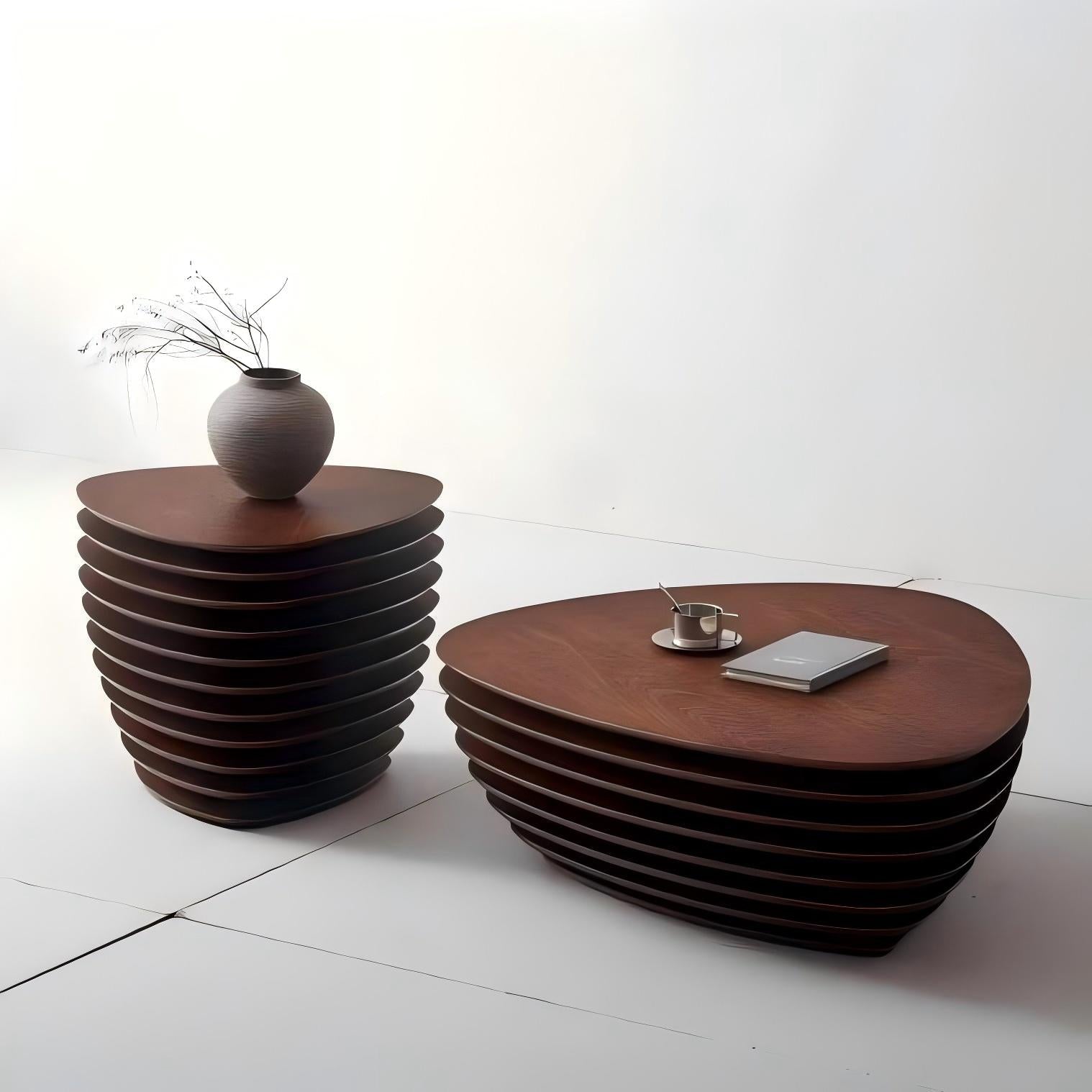 Irregular Shape Nesting Coffee Table