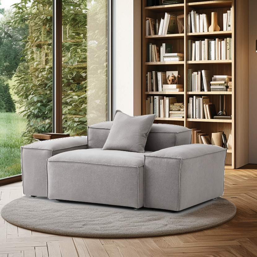 Freedom Modular New Gray Accent Armchair