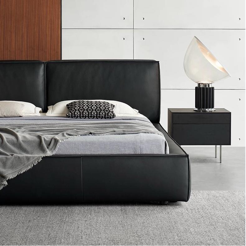 Pudding Leather Bed