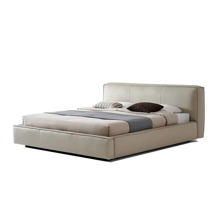 Cinnamon Leather Bed