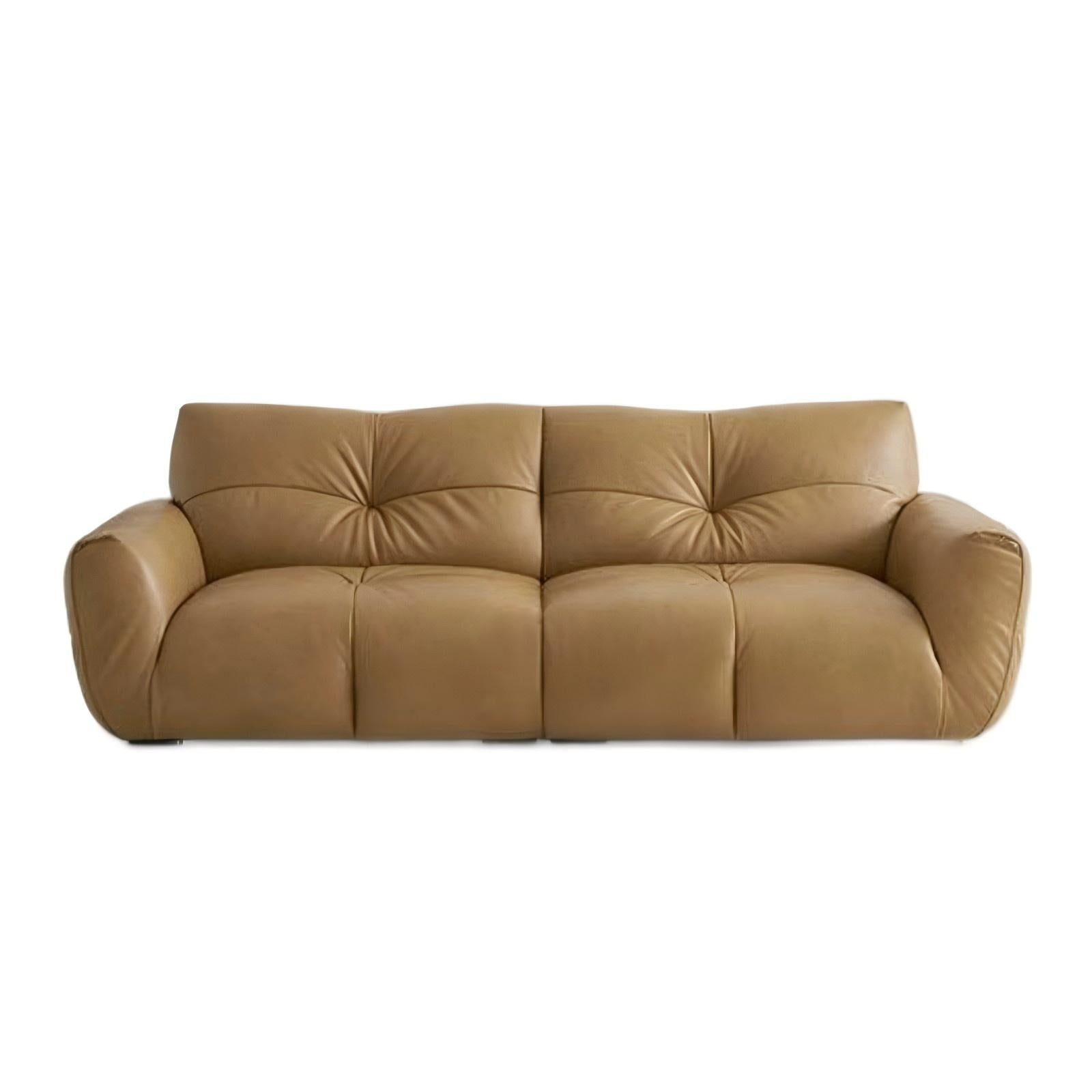 Cocoa Loaf Leather Sofa