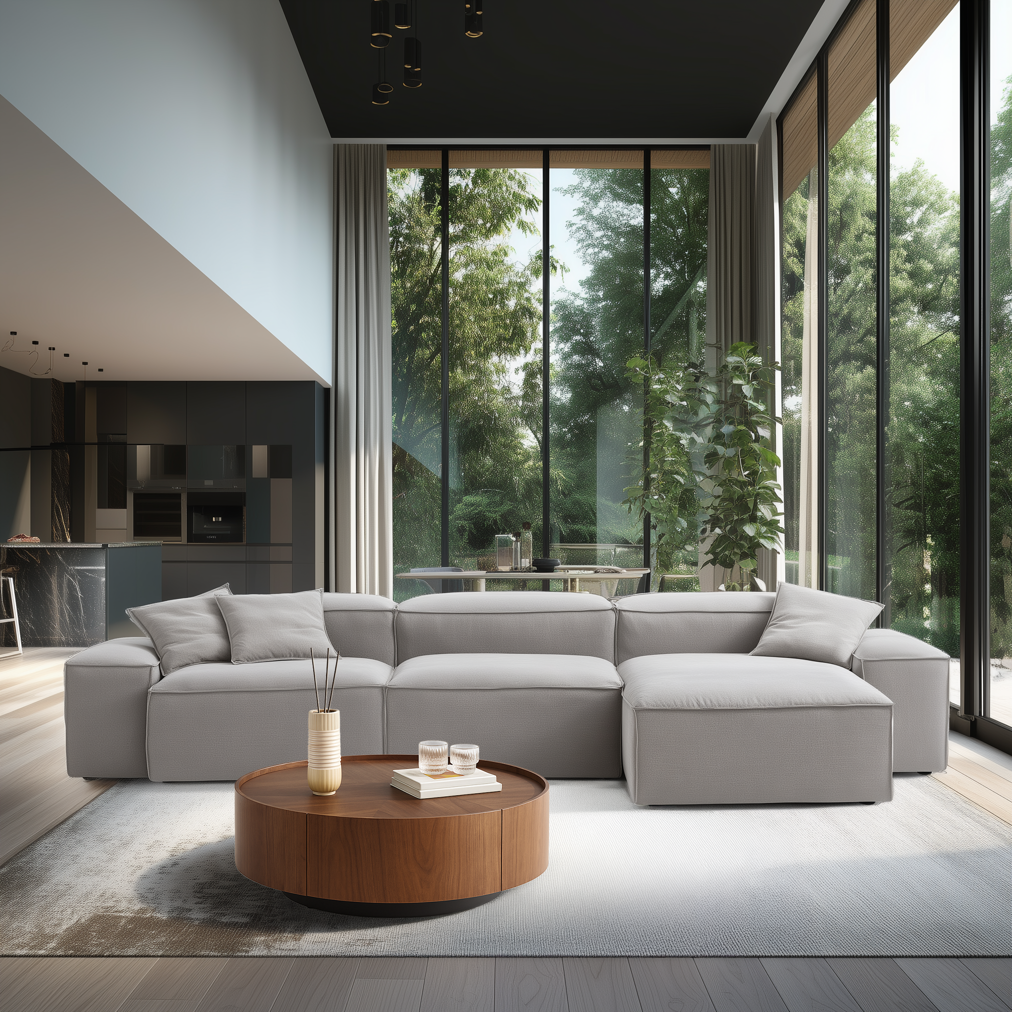 Canapé sectionnel Freedom Modular New Gray