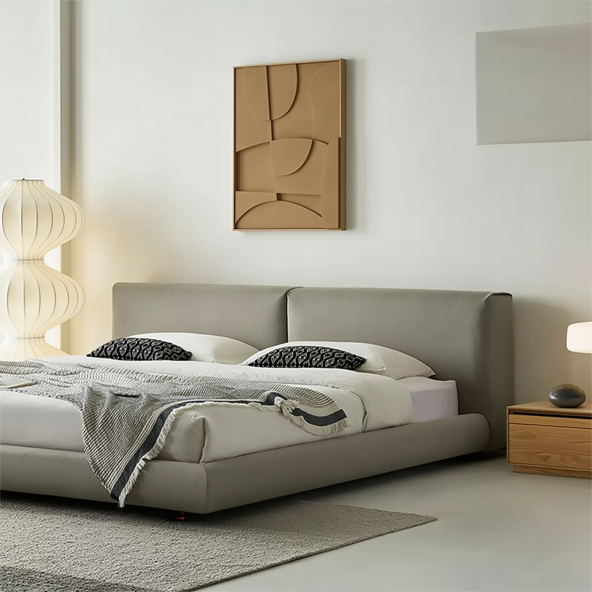 Donut Nap Fabric Bed