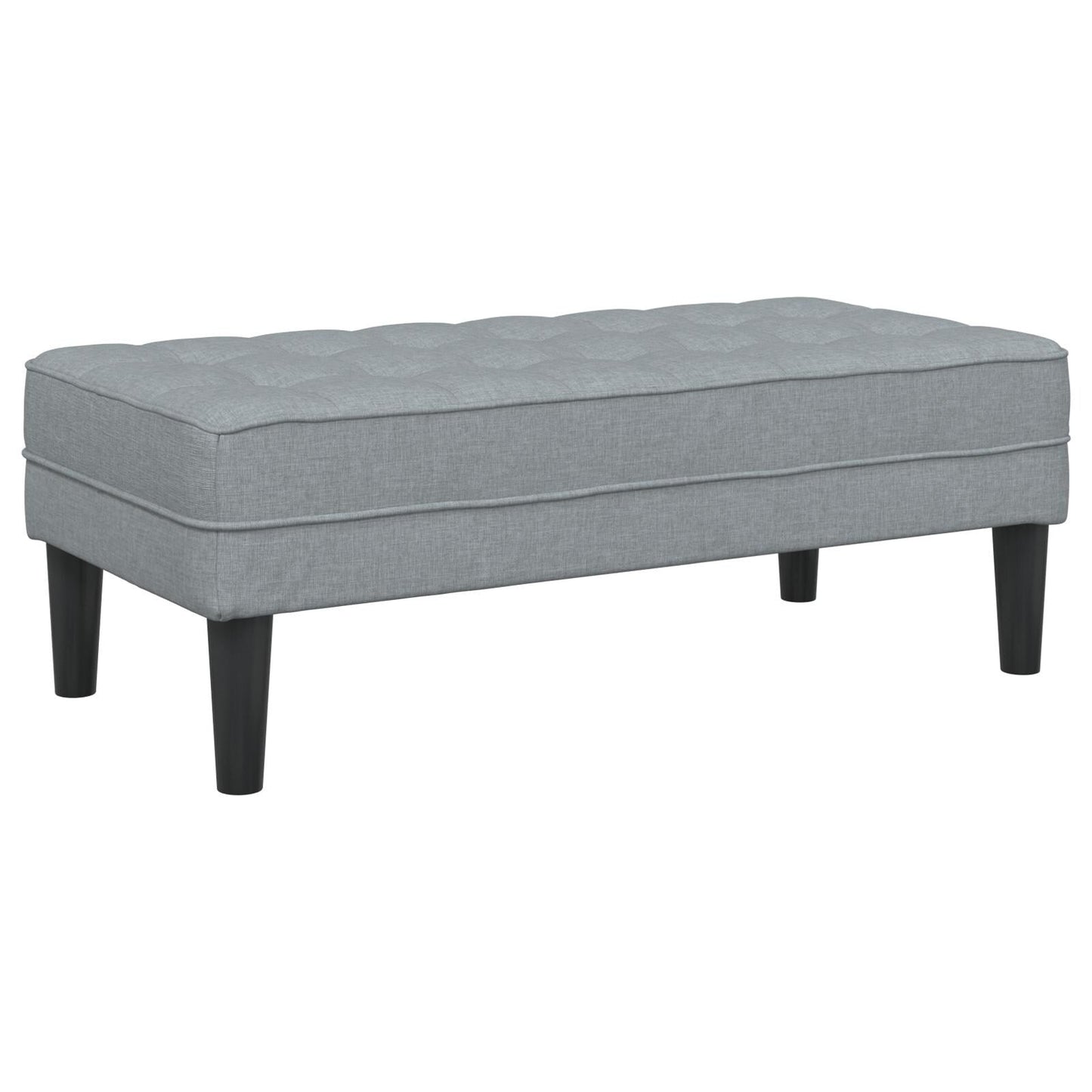 Ensemble de canapés 2/3 pièces vidaXL avec coussins, tissu noir/gris foncé/gris clair - 68,1 x 51,6 x 26,4