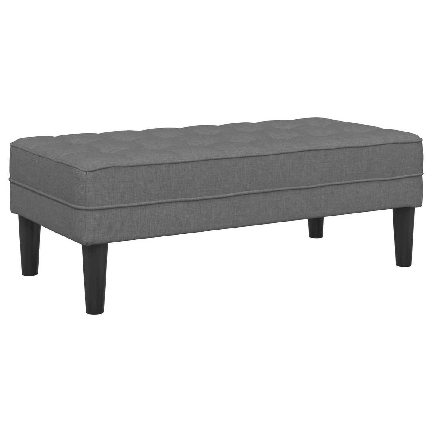 Ensemble de canapés 2/3 pièces vidaXL avec coussins, tissu noir/gris foncé/gris clair - 68,1 x 51,6 x 26,4