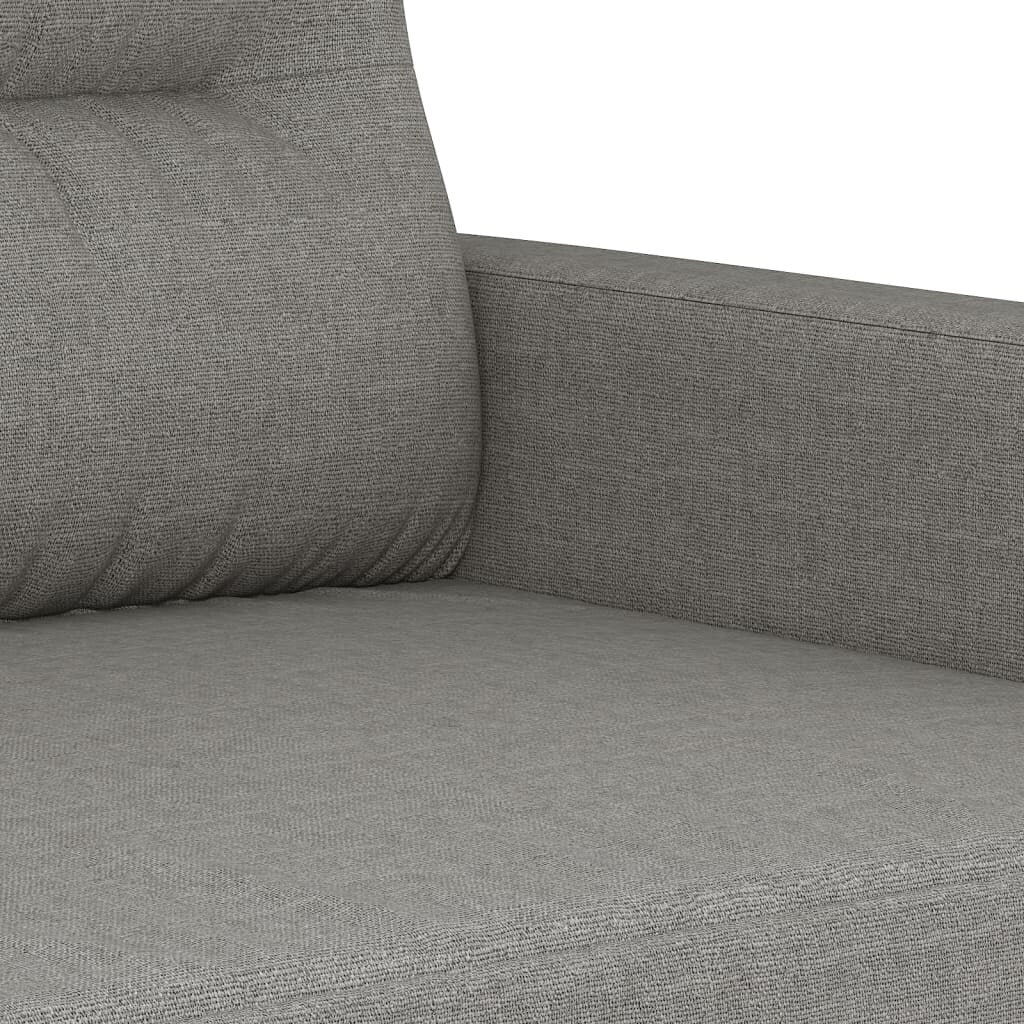 Canapé 2 places vidaXL Gris foncé 47,2 cm Tissu - 54,3 x 30,3 x 31,5 cm
