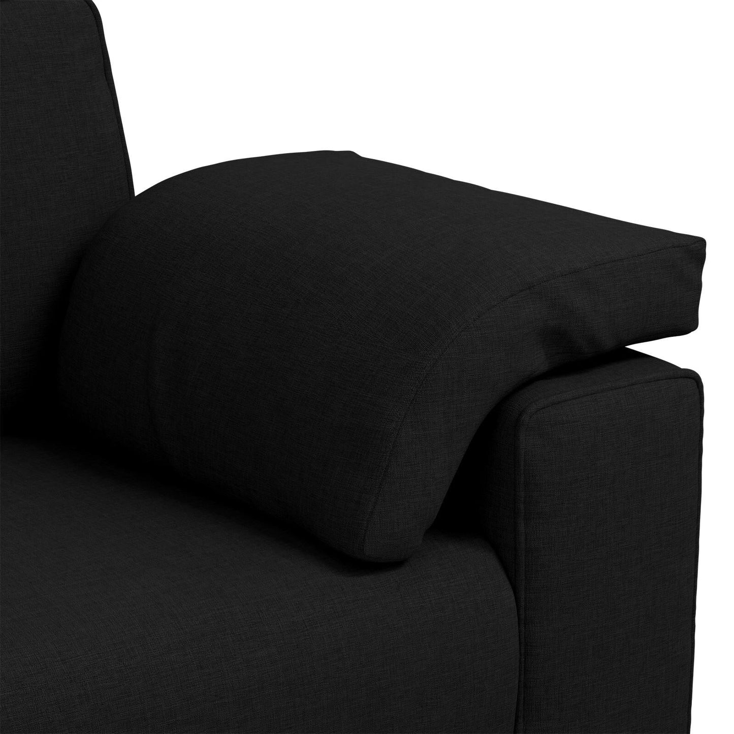 Canapé vidaXL Noir/Gris foncé Métal - 86,2 x 30,3 x 32,3