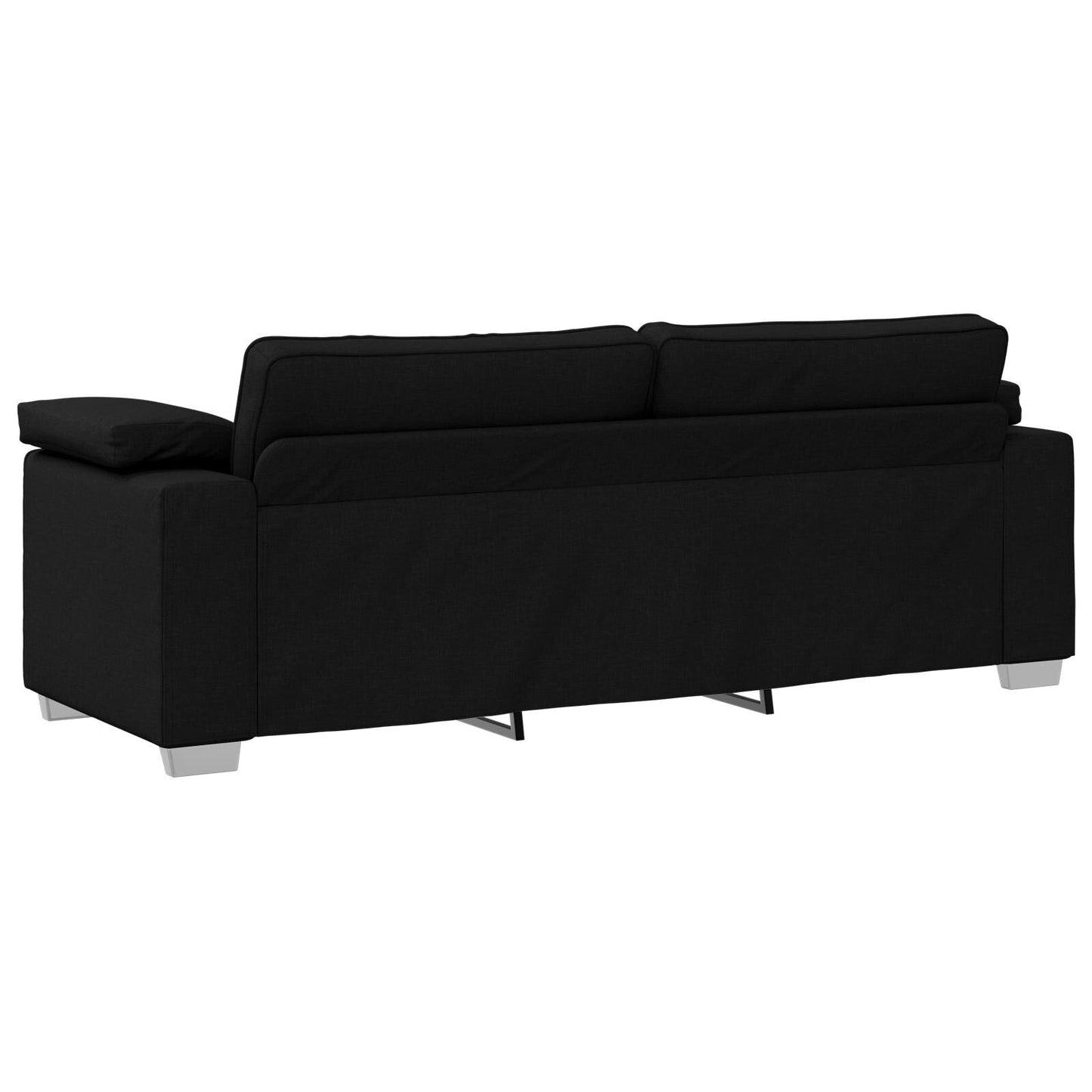 Canapé vidaXL Noir/Gris foncé Métal - 86,2 x 30,3 x 32,3