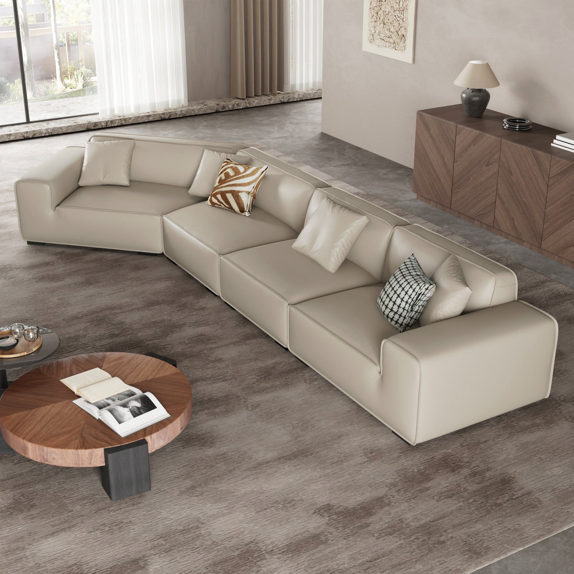 Domus Curved Sofa