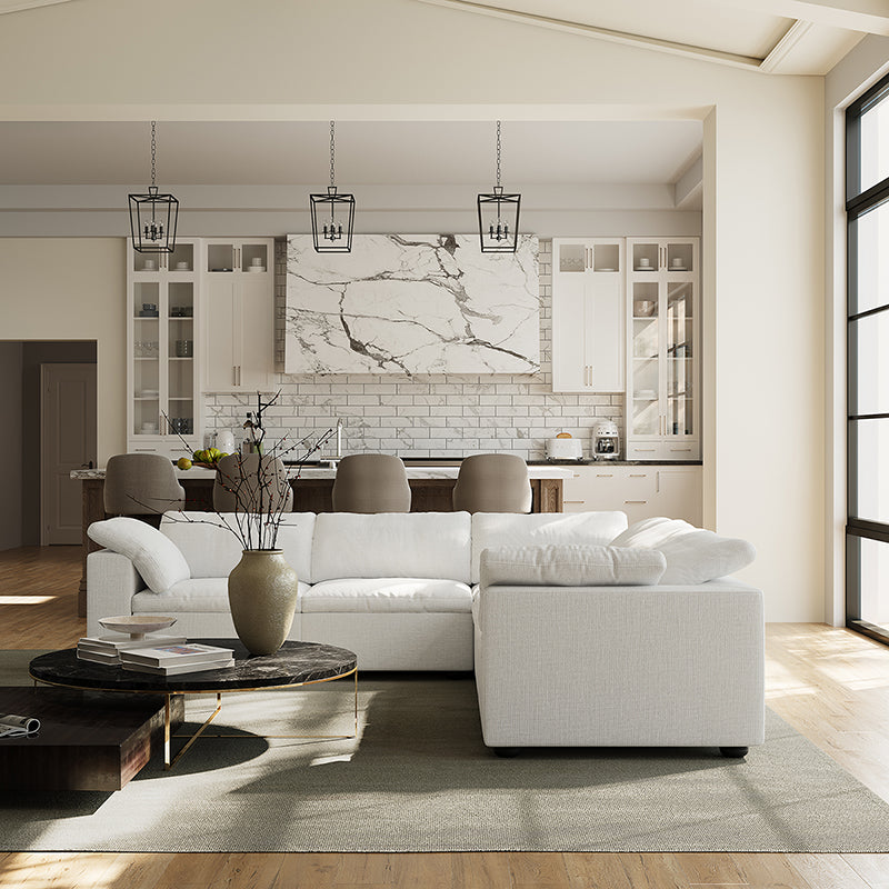 Sectionnel de coin tendre Wabi-Sabi