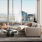 Domus Modular Khaki Leather Sectional Sofa