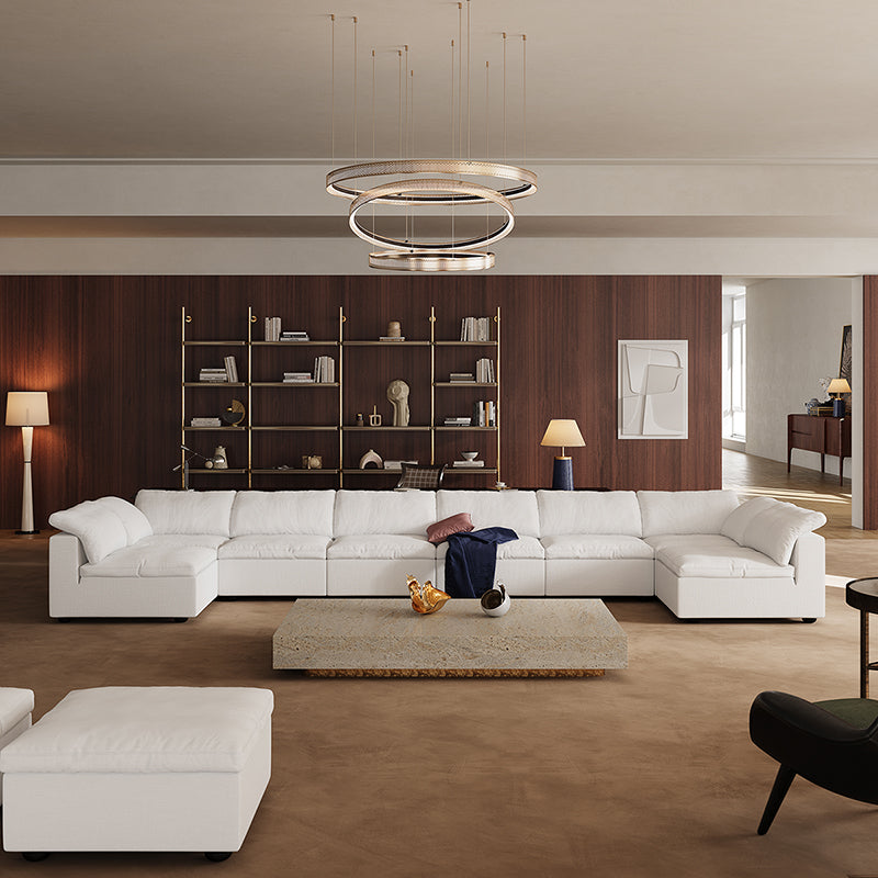 Canapé sectionnel en U Tender Wabi-Sabi avec extrémités ouvertes