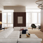 Canapé sectionnel en U Tender Wabi-Sabi avec extrémités ouvertes