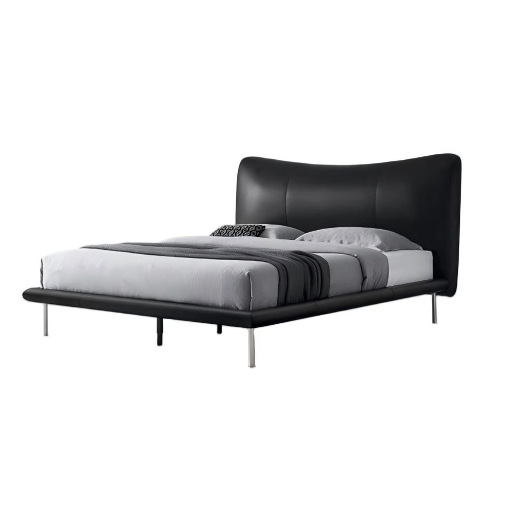 Choco Swirl Leather Bed