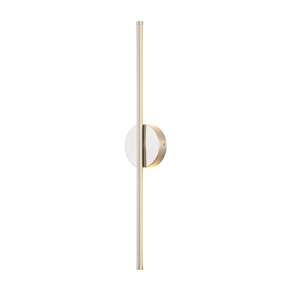 Applique murale de salle de bain à 1 lumière, linéaire et moderne, à intensité variable, à DEL intégrée, de 23,6 po