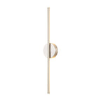 Applique murale de salle de bain à 1 lumière, linéaire et moderne, à intensité variable, à DEL intégrée, de 23,6 po