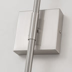 Applique murale de salle de bain à 1 lumière, linéaire et moderne, à intensité variable, à DEL intégrée, de 23,6 po