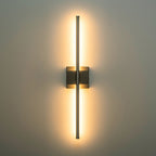 Applique murale de salle de bain à 1 lumière, linéaire et moderne, à intensité variable, à DEL intégrée, de 23,6 po